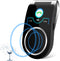 Hands Free Cell Phone Car Kit, Bluetooth 5.0 Speakerphone with Visor Clip, Siri Google Voice Command Support