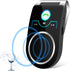Hands Free Cell Phone Car Kit, Bluetooth 5.0 Speakerphone with Visor Clip, Siri Google Voice Command Support