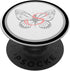 Letter S with Butterfly PopSockets PopGrip: Swappable Grip for Phones & Tablets for Easy Handling