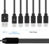 Poyiccot 6 in 1 USB C Splitter Cable, USB A to USB C Splitter, 1.5ft 3A Fast Charge for Android, Samsung, Tablet