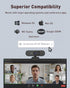 Aurolumiz 4K Webcam UHD with Autofocus Lens, Crystal Clear Microphone, Privacy Cover, Extendable Tripod, for PC,Laptop
