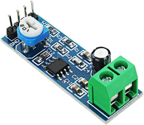 HiLetgo 5pcs LM386 Mono Audio Amplifier Module, 200 Times AMP Solo 5V-12V 10K Adjustable