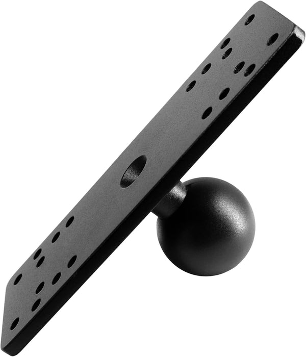 Aluminum Fish Finder Mount, 1.5 Inches/C Size/38mm Ball, Universal Mounting Plate for Garmin, Lowrance, and More