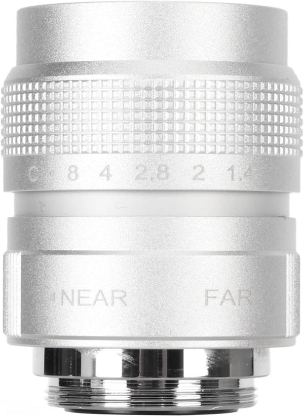 GOWENIC 25mm F1.4 CCTV Lens, C Mount Camera Lens with 19.6 Wide Viewing