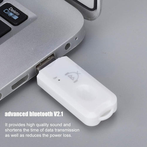 Mini USB Bluetooth Receiver, A2DP Music Wireless Adapter for Car AUX, Mobile Phone, Home Stereo System