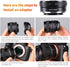 K&F Concept Lens Mount Adapter for Contax/Yashica (C/Y) Lens to Sony Alpha NEX E-Mount Camera