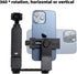 Phone Holder for DJI Osmo Pocket 3, Cell Phone Mount Expansion Accessories with 1/4" Thread Hole
