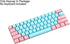 NPKC 61 87 104 Keys Miami Thick PBT OEM Profile Keycap for MX Switches, GH60 Tenkeyless Mechanical Gaming Keyboard.