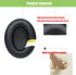 Sennheiser HD201 HD201S HD206 HD180 Ear Pads - Black Protein Leather Replacement Accessories for Resilient Comfort.
