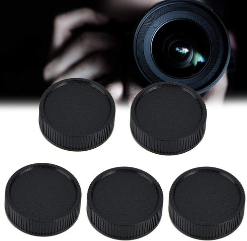 5Pcs Portable Rear Lens Cover for Leica L39 M39 and 39mm Screw Mount Camera Lenses