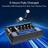 GRbatty 3400mWh 1.5V 1500 (8 Pack) Rechargeable Lithium AA Batteries with Charger, High Capacity, Cycles