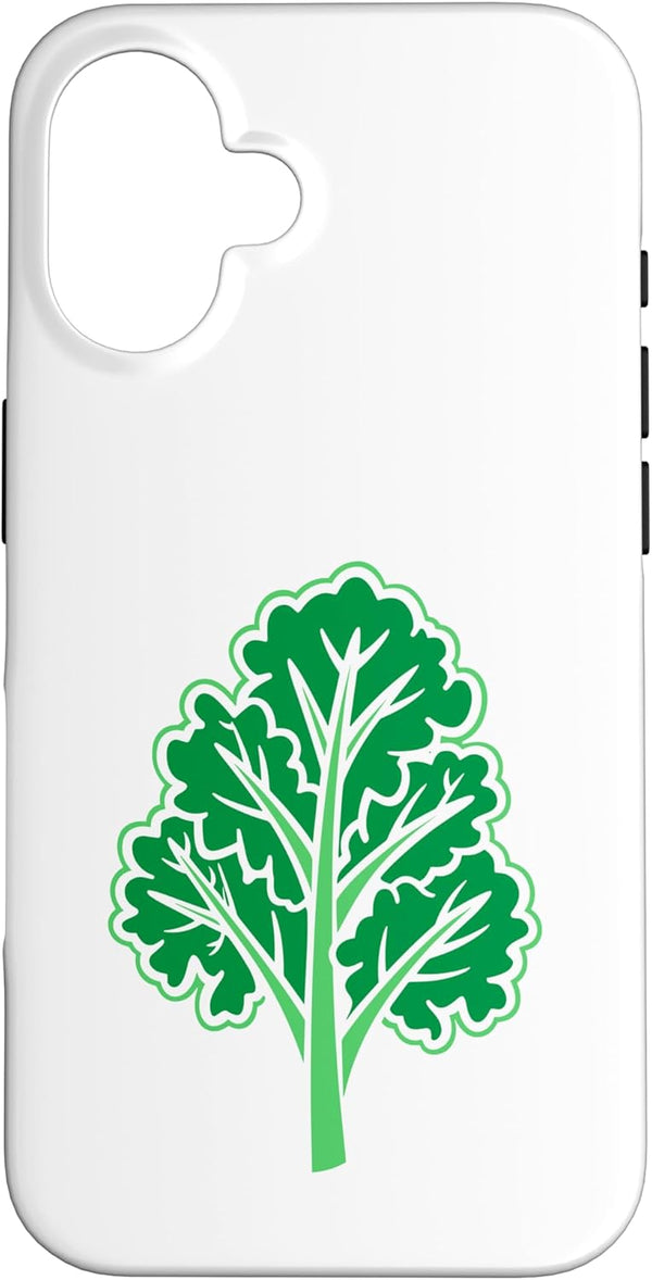 Minimalist Funny vegetable simple Kale Funny Food Vegetable Minimalist Simple Kale Case for iPhone 16