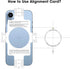 Magnetic Ring for Phone Case 4pack, Universal Magnetic Ring Sticker Support Wireless Charging, Magnetic Adapter Ring