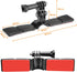 Motorcycle Helmet Chin Mount Kits with Adhesive Curved Pads Compatible with GoPro Hero 12, 11, 10, 9, 8, 7, (2018), 6 5, Hero Black, Session, Xiaomi Yi, SJCAM, Campark