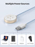 LVFAN Charger for Fitbit Versa 4/Sense 2/Pixel Watch 2, Replacement Charging Cable Accessories Nylon Braided Cord for