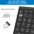Foloda 22 2.4 Accounting 10 Wireless Number Pads, Numeric Keypad Numpad Keys Portable GHz Financial Number Keyboard