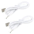 2pcs USB Charger Replacement for Stylus Pen Tablet Pen for Huion P80/PE330/PF150 Graphics Pen Barrel Jack 2.0mm USB