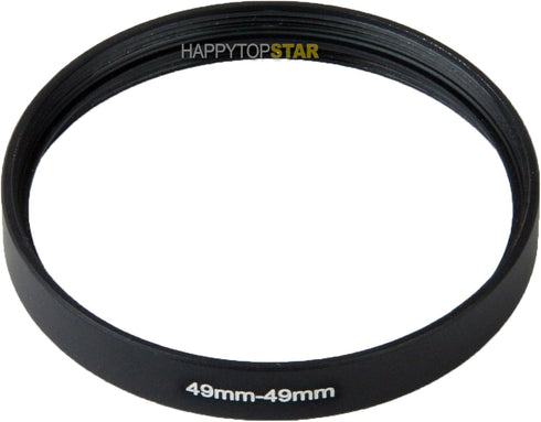 Metal 49-49 mm Female to Female Coupling Ring Adapter for Lens Filter