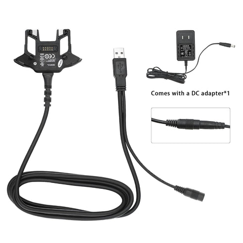 Esyeris USB Charger Cable with Adapter for Zebra Symbol TC70 TC75 CBL-TC7X-USB1-01