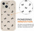 Cinysnt 15 6.1", Cute Polka Dot Black Bow Bowknot Phone Case for iPhone Case Aesthetic Pattern Print Design Cover Full