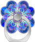 Cell Phone Ring Holder, 360 Degree Rotation Finger Stand for Smartphone Tablet - Vintage Design Blue Mandala