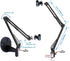AceTaken 2in1 C920 C920s C922x C930e C925e Webcam Stand Kit, Wall Mount and Clamp Arm Holder for Logitech Brio