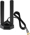Eightwood WiFi 6E Tri-Band Antenna, 6GHz/5GHz/2.4GHz, Magnetic Base with 6.5ft Extension Cable for PC Desktop