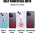 Nvollnoe iPhone 14 Case, Purple Heavy Duty Protective Dual Layer Shockproof Wallet Case with Card Holder