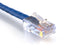 Networx RJ45 Cat 6 Ethernet Patch Cable 4 Foot Blue Non-Booted UTP