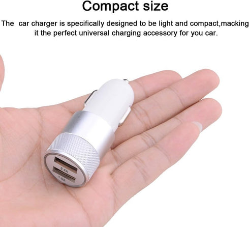 Sicodo 3.4A Car Charger, 2 Pack USB Smart Port Compatible with iPhone 16 15 14 13 12 SE 11 X Pro