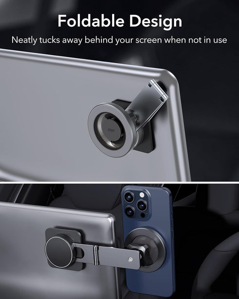 ESR for MagSafe Car Mount, Foldable Dashboard/Tesla Magnetic Car Mount, Tesla Touchscreen Phone Holder Mount, for