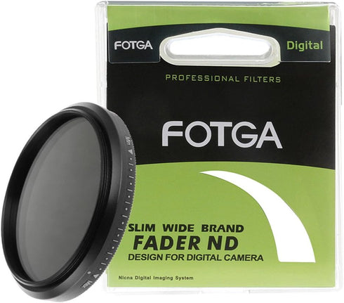 Fotga Slim Fader Variable ND Filter, Adjustable ND2 to ND400 86mm Neutral Density Optical Glass