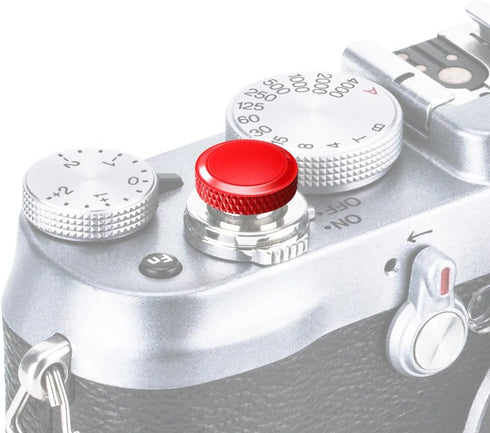 JJC Soft Release Button for Camera Shutter - Compatible with Fuji X-T5, X-T4, X-T3, X-T30, X-PRO3, Sony RX1R II, Leica