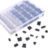Glarks 1940Pcs 2.5mm Pitch 2/3/4/5/6/7/8/9 Pin Male and Female Plug Housing with JST-SM Connector Assortment Kit.