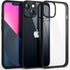 Supdeal Shockproof Clear Case for iPhone 13, Black, 10FT Military Drop Protection, Hard Clear Back, 6.1 inch, Airbags.