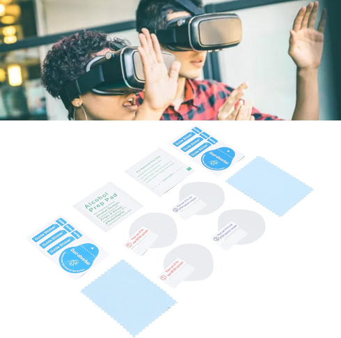 4Pcs Protective Film Lens Protector for Oculus Quest 2, Scratch-Resistant VR Screen Cover Protectors for Virtual Reality
