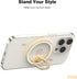 Allengel Compatible with MagSafe Phone Grip Stand, Magnetic Ring Holder with Kickstand for iPhone 15/14/13/12 Pro/Pro