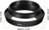 PATIKIL 49mm Lens Hood, Standard Vented Matte Surface Anti-reflective Inside Hollow Lens Hood for Universal Camera Lens, Black for Nikon, for Fujifilm, for Pentax, for Leica