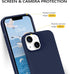 BENTOBEN iPhone 14 Case, Soft Silicone Gel Rubber Bumper with Microfiber Lining, Hard Back Shockproof Protective Cover