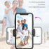 KOMI Selfie Stick Tripod with Fill Light, Stable Stand with Detachable Bluetooth Remote for iPhone and GoPro