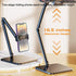 SIORGDMN Overhead phone stand for Video Recording on desk,Adjustable Smartphones holder,Articulating Arm Stand