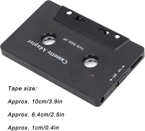 Cassette 5.0 Cassette MP3 Car Bluetooth Receiver, Bluetooth Aux Adapter, Portable Tape Player for Mobile Phone, Tablet