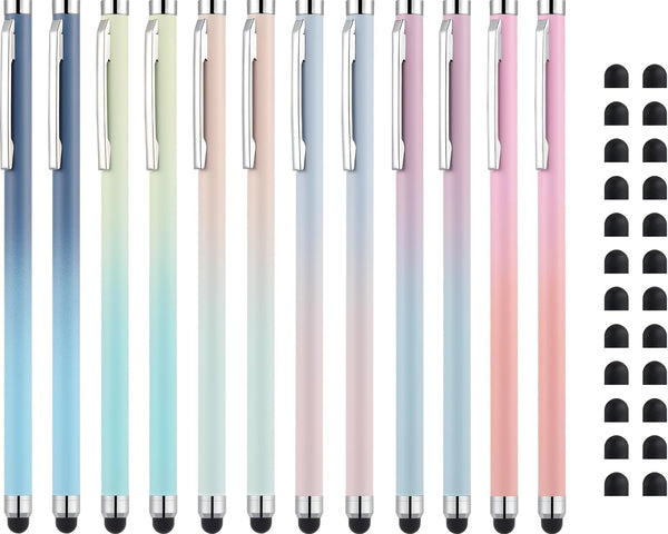 Linfanc Stylus Pens for Touch Screens 12 Pack, High Sensitivity Capacitive Stylus for iPad, iPhone, All Touch Screen