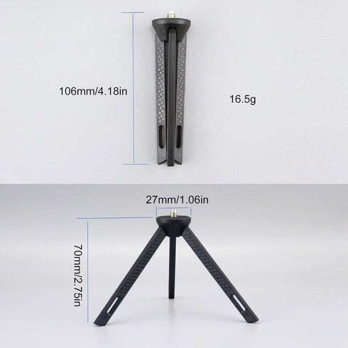 COOLHOOD 1/4 2-5kg Camping Lamp Tripod Stand Fit On Screw Stand Desktop Camera Holder Projector Tripod Stand Load