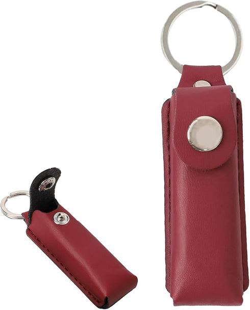 Generic Flash Drive Holder - Portable Storage Bag, USB Flash Drive Leather Case with Protector Cap for IT Professionals