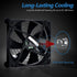 SCCCF 140mm 5V Quiet USB Portable Cooling Fan for Flat Panel TV Receiver Router DVR PlayStation Xbox Computer Cabinet