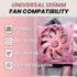 120mm SplashNColor Sakura Fan Grill Decorative Cover, Super Cute Functional Cherry Blossom Cooling PC Fan Cover