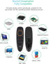 BL Air Mouse Remote Control, Voice Remote 2.4G RF Wireless with 6-Axis Gyroscope, USB Air Mouse for Smart TV