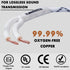 14AWG Speaker Wire Cable (15 Feet), Premium Heavy Duty Braided with Dual Gold Plated Banana Plug Tips
