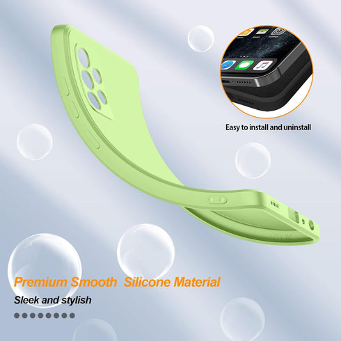 Samsung Galaxy S20 FE 5G Case, Liquid Silicone Gel Rubber Phone Case, Non-Yellowing Bumper Cover, Multi-Color (Green)